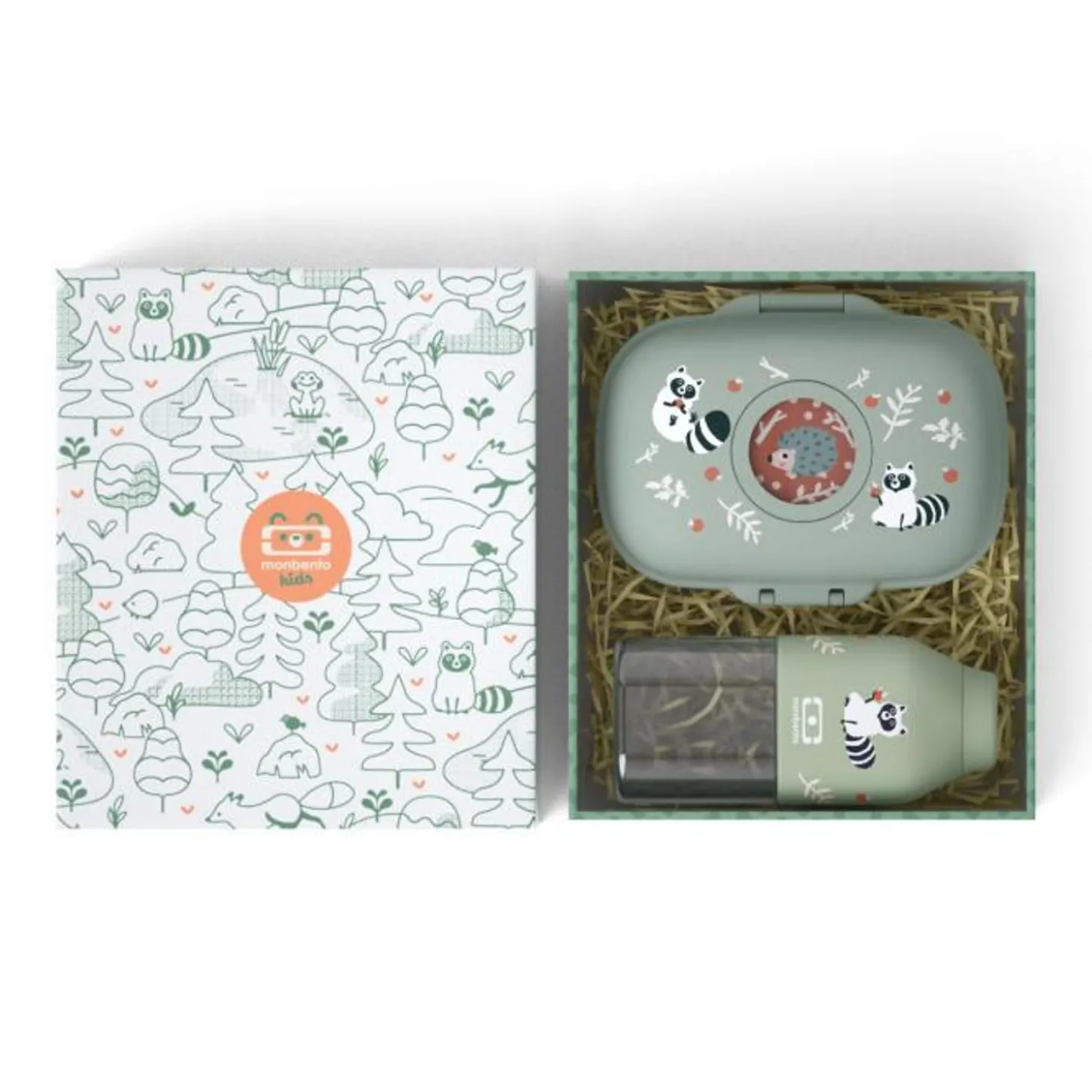 Coffret Cadeau Enfants Mb Gram Vert Raccoon