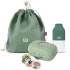 Set Gouter + Sac A Dos Enfant Vert