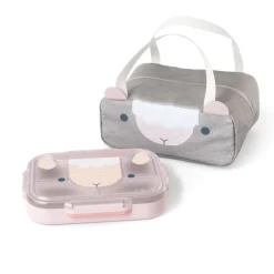 Set Lunch Box Plateau Rose - Premiers Pas